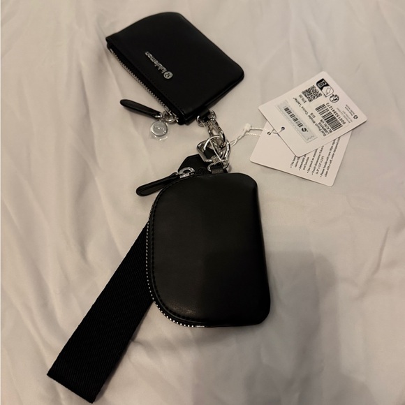 Lululemon Cactus Leather Dual Pouch Wristlet - Picture 5 of 7